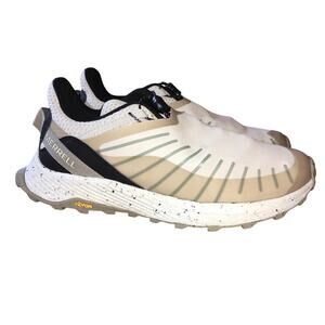 Merrell Embark Lace Shield Sneaker Womens 8 Moonbeam Tan Hiking Outdoor Shoe